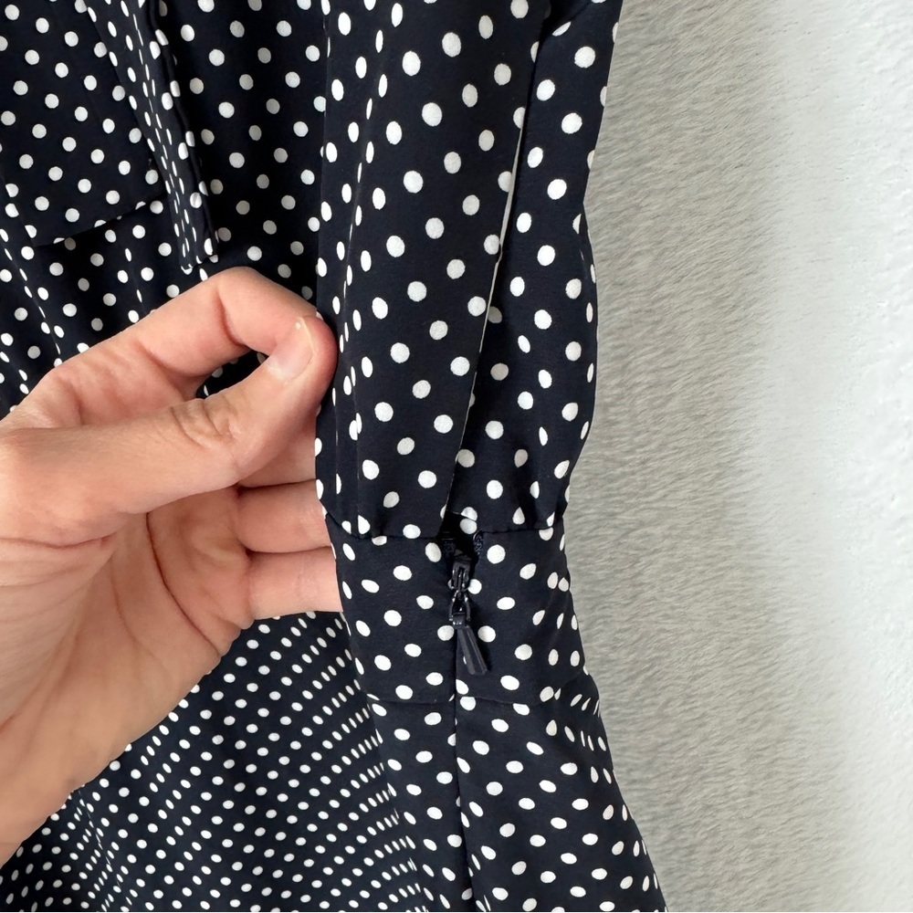 Alexis blue Noelle Polka-Dot Midi‎ Dress XS - Picture 12 of 13